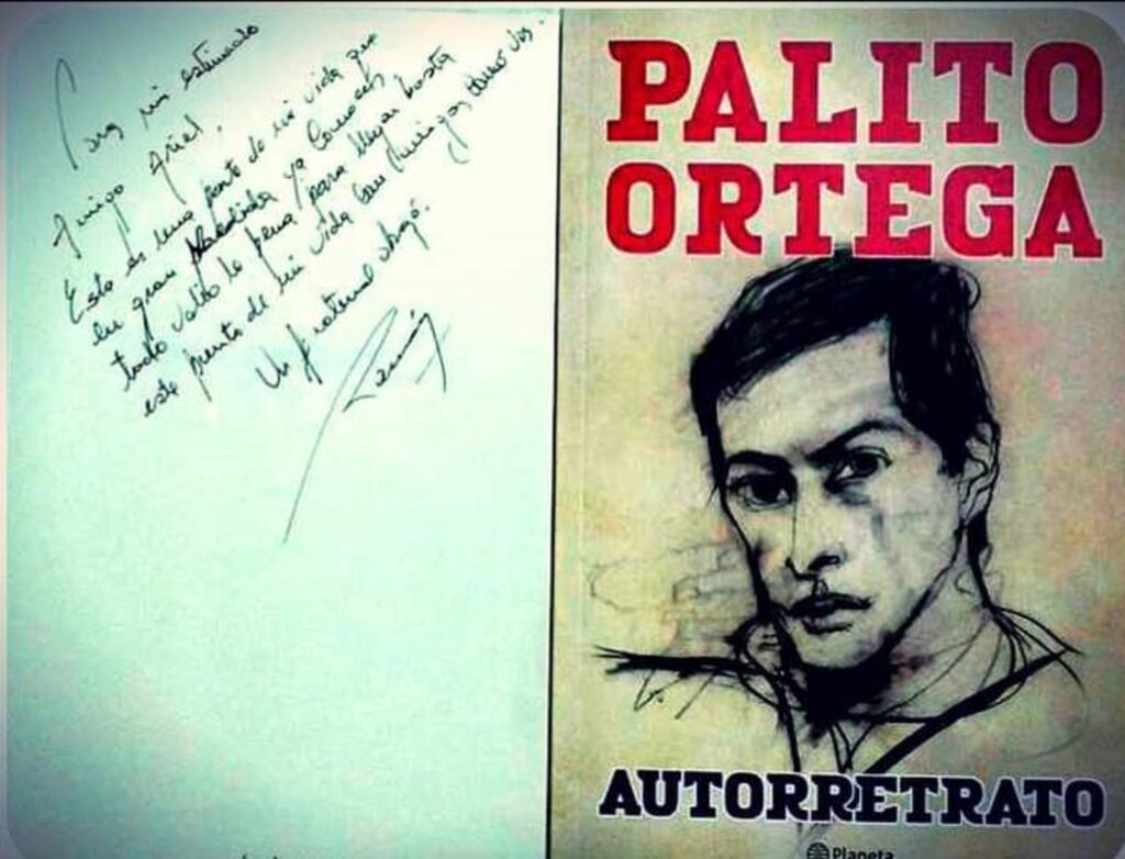 Ariel Franchini Palito Ortega Fan Libro autógrafo