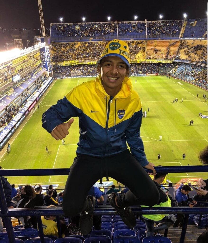 Cristian Medina, jugador de Boca nacido en Moreno. (1)