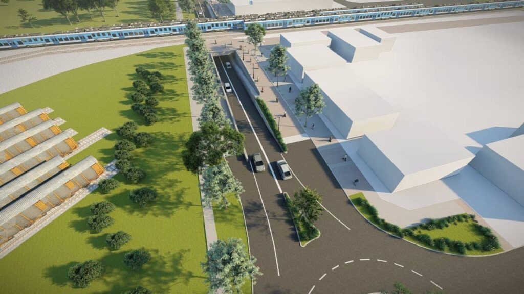 La imagen digital de cómo quedaría el túnel de la avenida Sobremonte, que será el octavo del distrito.