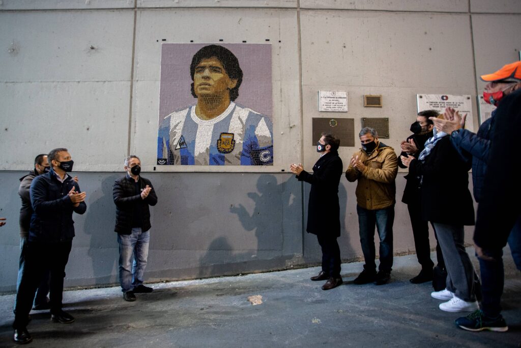 Homenaje Diego Maradona Inversión Deportes Provincia Axel Kicillof