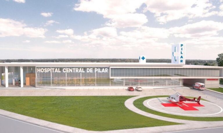 El Hospital Central de Pilar tendrá un helipuerto, para permitir un traslado rápido de los pacientes críticos.