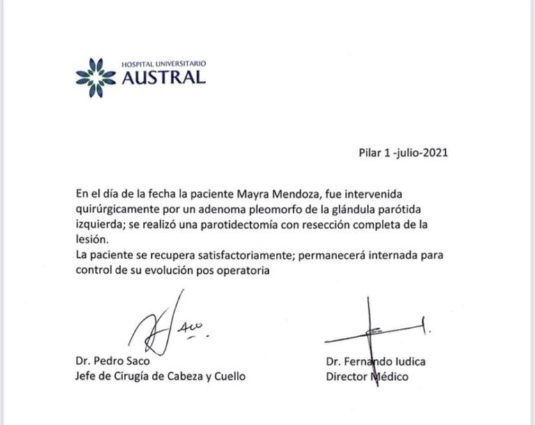 Mayra Mendoza Intendenta Quilmes Operación Hospital Austral