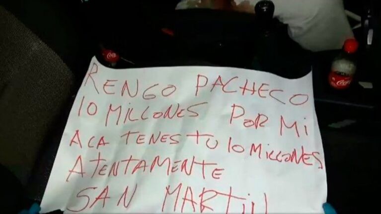 La nota hallada en el crimen mafioso de Loma Hermosa, con el mensaje para el capo narco