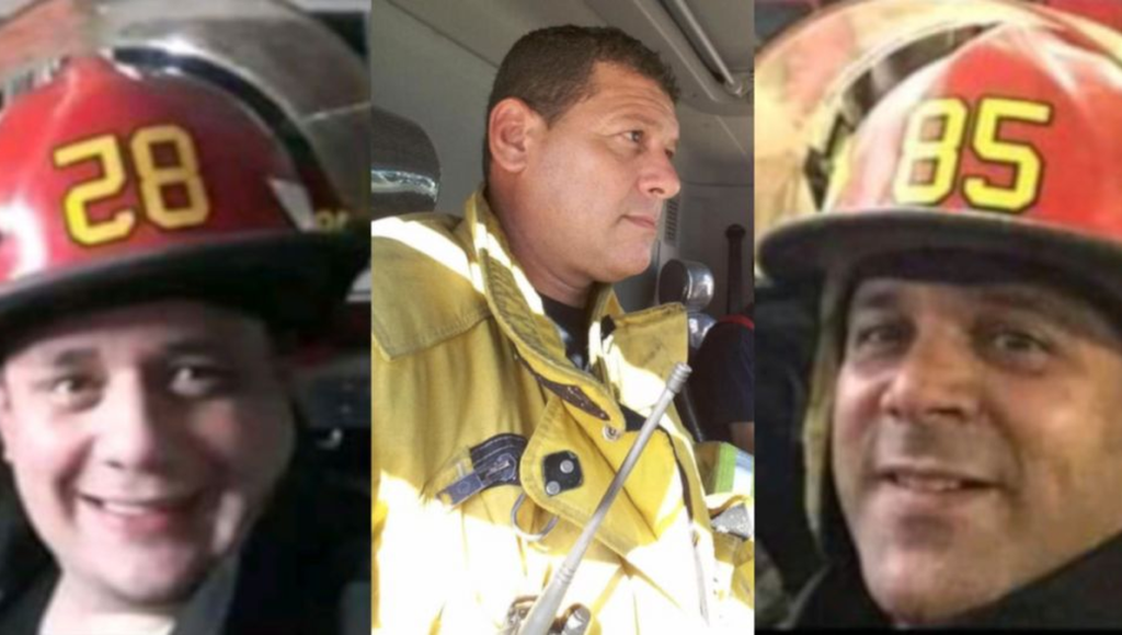 Los tres bomberos fallecidos