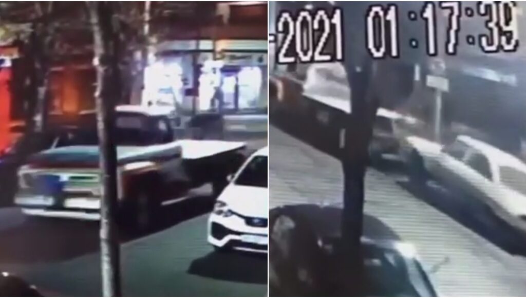 con una grúa, roban un auto a metros de la comisaría de Villa Luzuriaga escrachada por una vecina