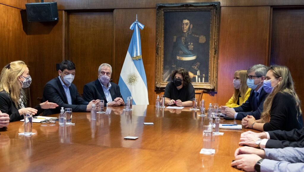 La reunión del equipo argentino para el estudio