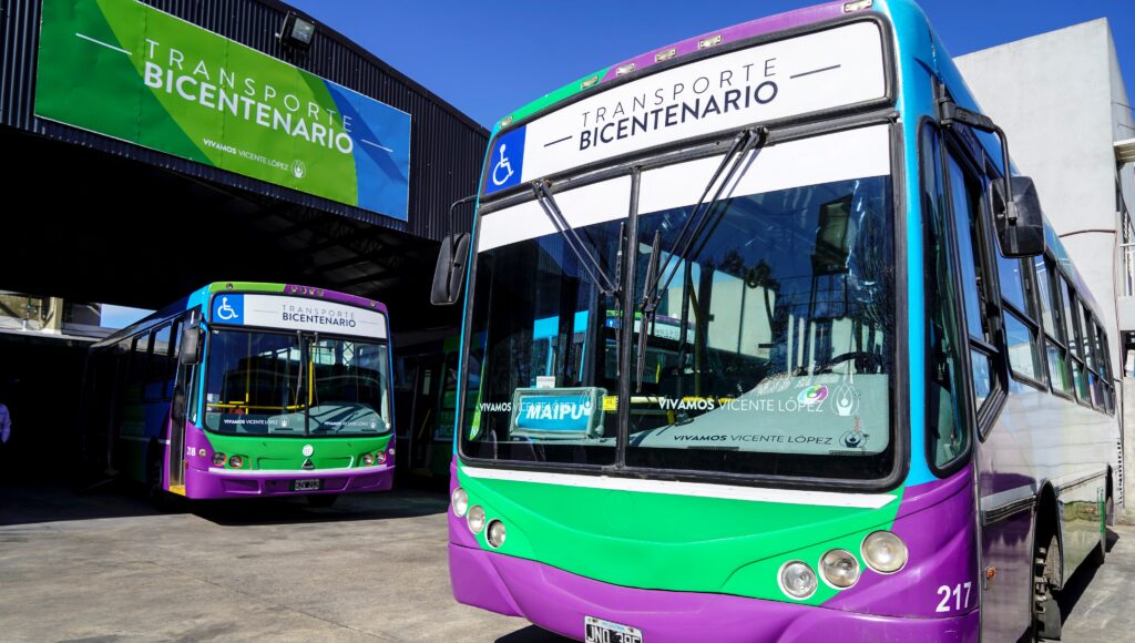 Vuelve en Vicente López la línea de colectivos Transporte del Bicentenario