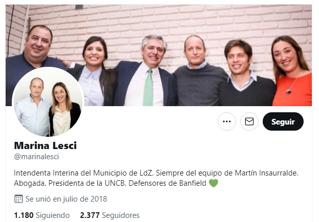 Marina Lesci, la presidenta de un club de barrio que se convirtió en intendenta de Lomas de Zamora