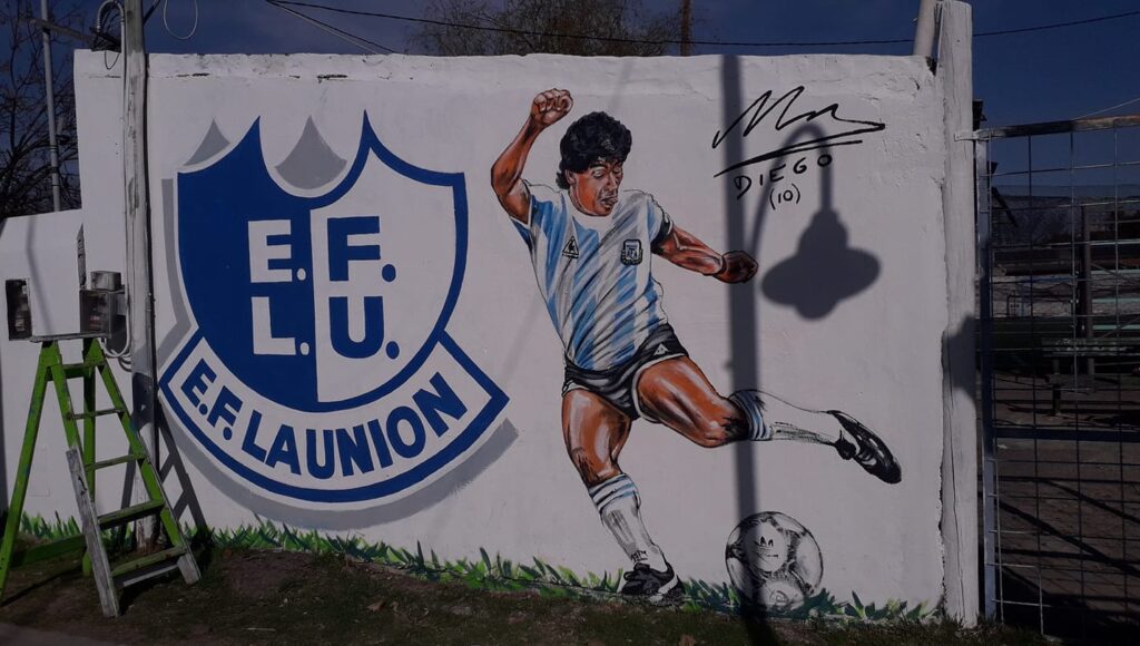 Diego Maradona en el Club La Unión