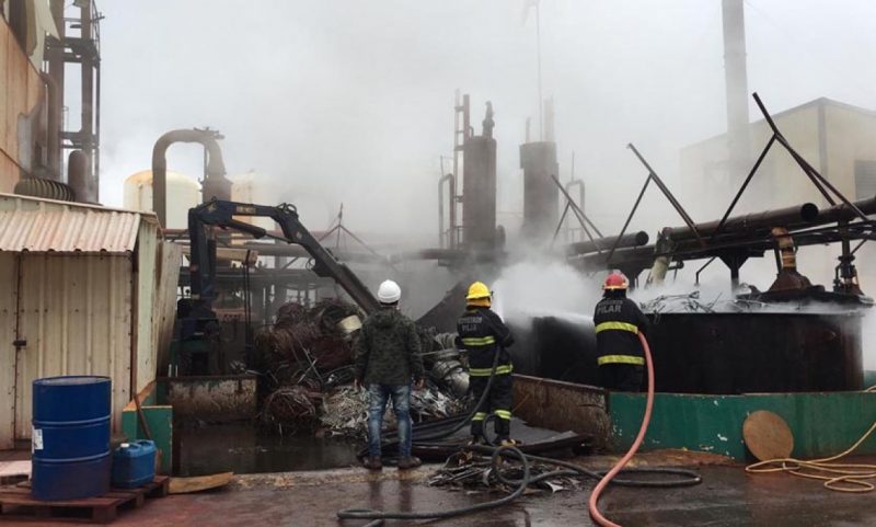 Explosión en una fábrica química del Parque Industrial Pilar en 2019