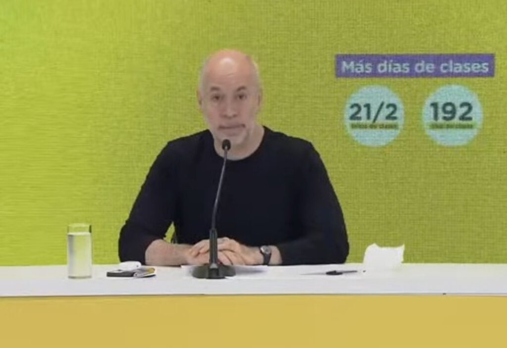 Horacio Rodríguez Larreta Ciclo Lectivo 2022 Capital Federal