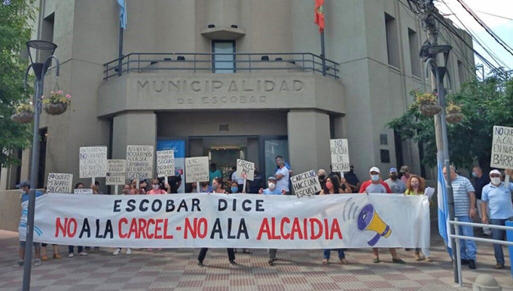 vecinos frenan cárceles en Escobar y General Rodríguez