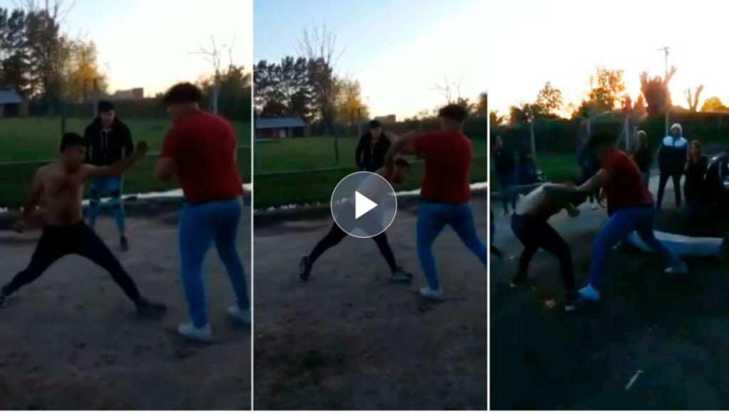 El video de la pelea