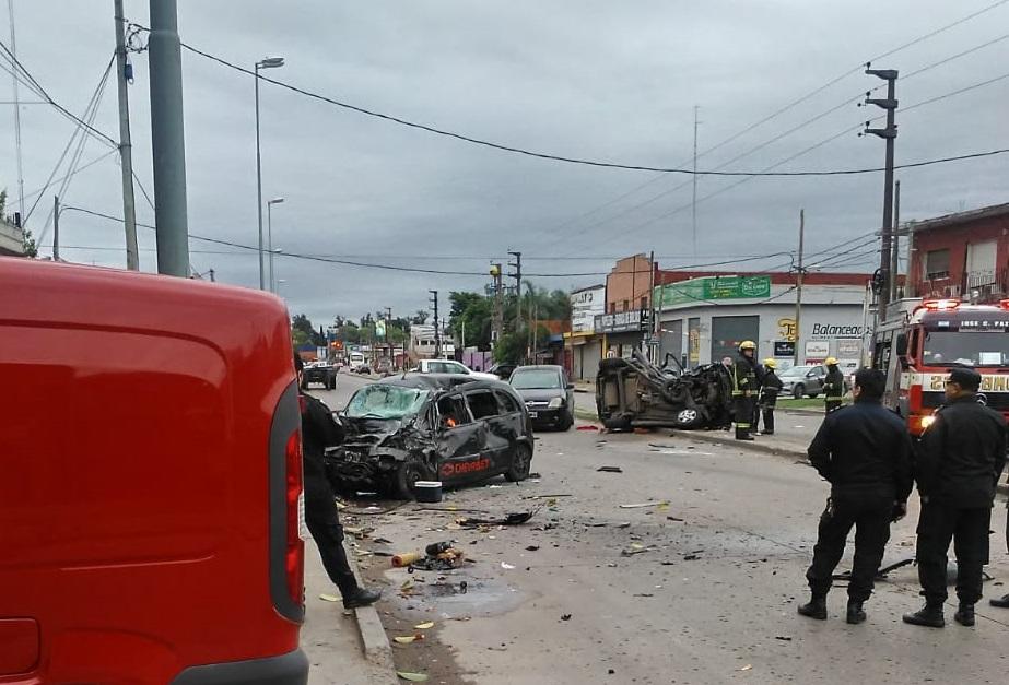 Tres muertos tras un violento choque en José C. Paz