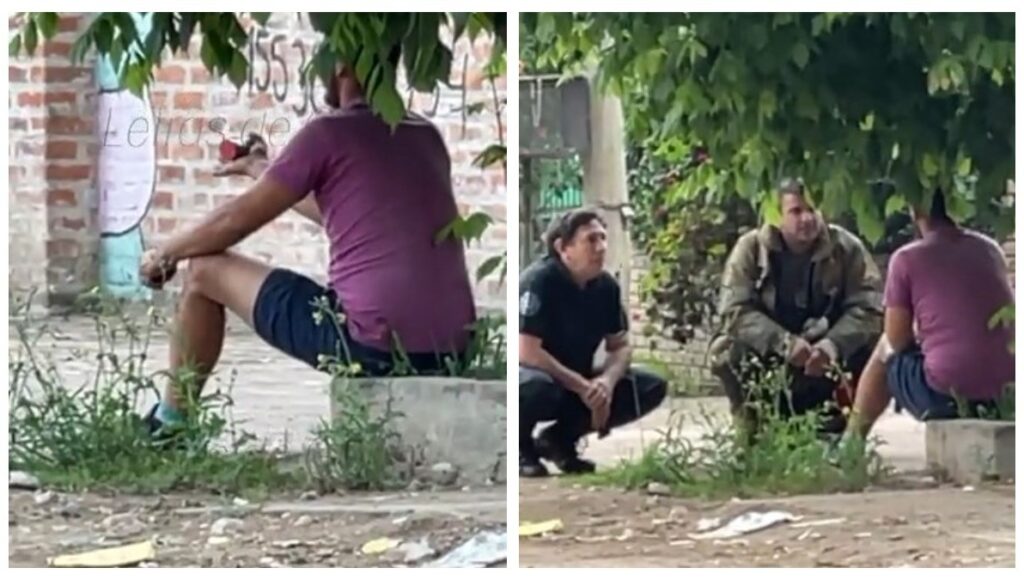 Un hombre aterrorizó a un barrio de Garín, en el partido de Escobar, caminando por la calle con dos granadas en la mano y tomando una lata de cerveza.