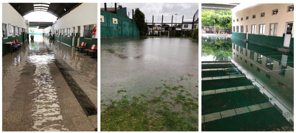 Esteban Echeverría: inundaciones y dramática situación en distintos barrios tras la lluvia del domingo