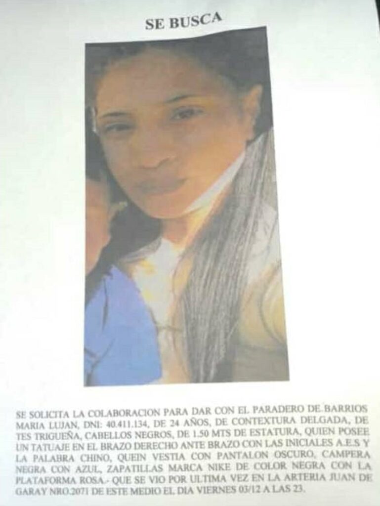 Drogas y un sospechoso pedido: dudas en el caso de la joven de Esteban Echeverría que está desaparecida hace una semana