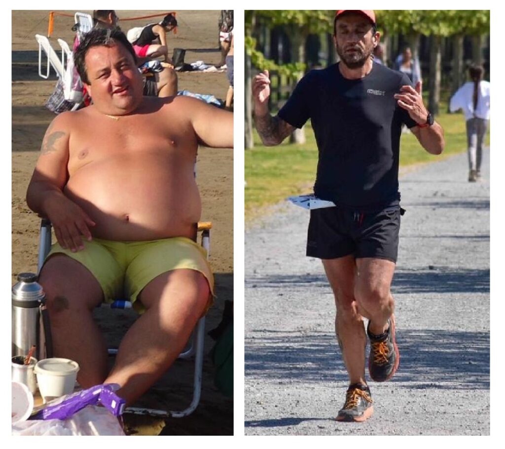 La increíble transformación de un atleta de General Rodríguez que llegó a pesar 136 kilos y hoy triunfa en exigentes carreras: "O cambiaba o me moría"