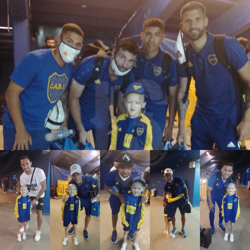 Boca campeón: el emotivo festejo de Simón, el nene que pelea contra el cáncer y fue feliz con la Copa Argentina