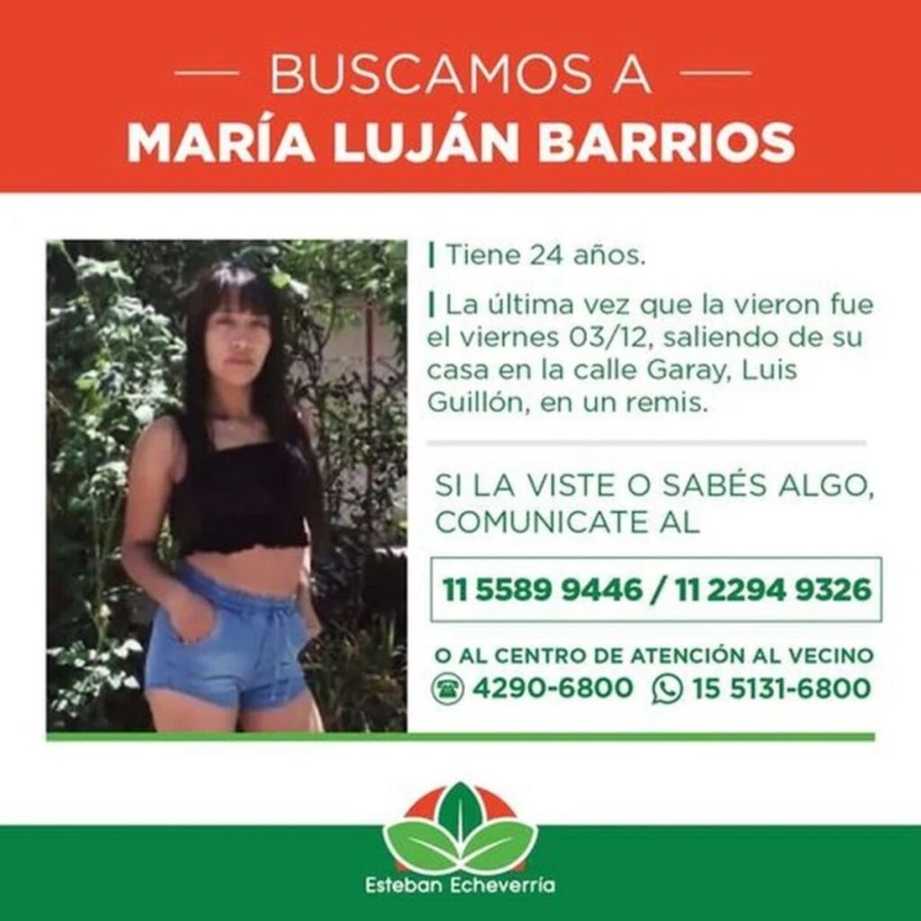María Luján Barrios Luis Gillón Esteban Echeverría Búsqueda