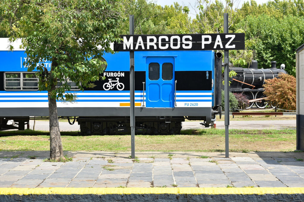 Tren Sarmiento Marcos Paz Las Heras Renovación Vías