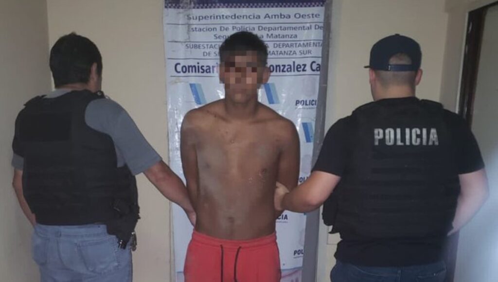 El adolescente de 17 años detenido por asesinar a un bombero retirado en González Catán.