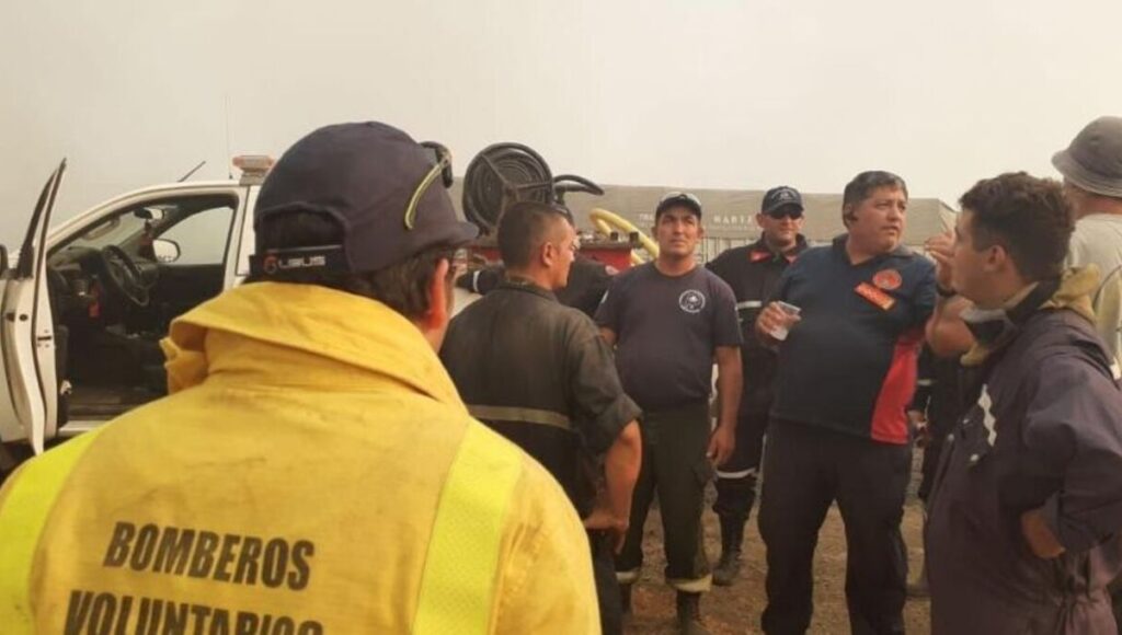 Ramón Pared, el jefe de los Bomberos bonaerenses en los incendios en Corrientes