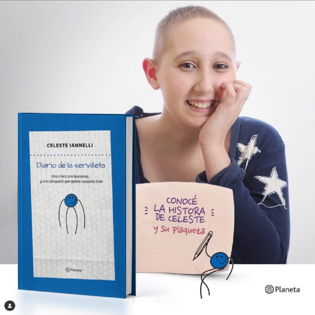 Celeste Ianelli superó la leucemia y escribió un libro para ayudar a pacientes que atraviesan la misma situación.