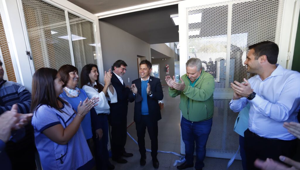 Axel Kicillof inauguró el primer jardín maternal de gestión pública de Salto