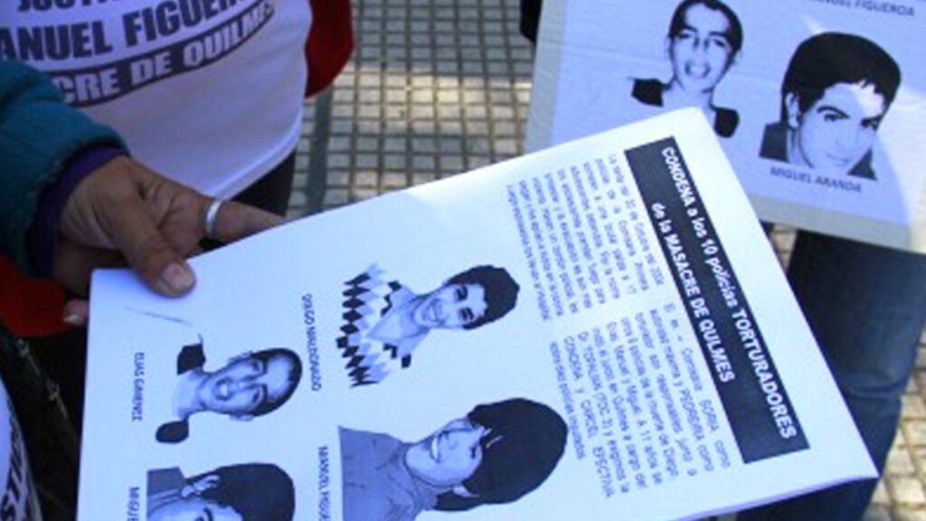 Masacre Quilmes Libertad Condicional Policía Violó Domiciliaria