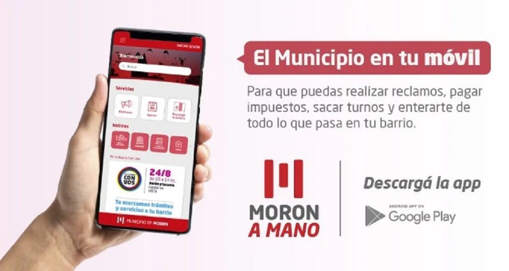 El Municipio de Morón lanzó una aplicación para celulares: qué trámites se pueden hacer