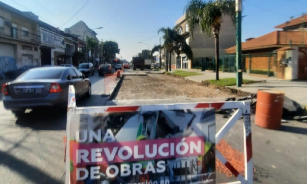 Lomas de Zamora: como son las obras en una importante avenida que mejorarán la conectividad con Quilmes