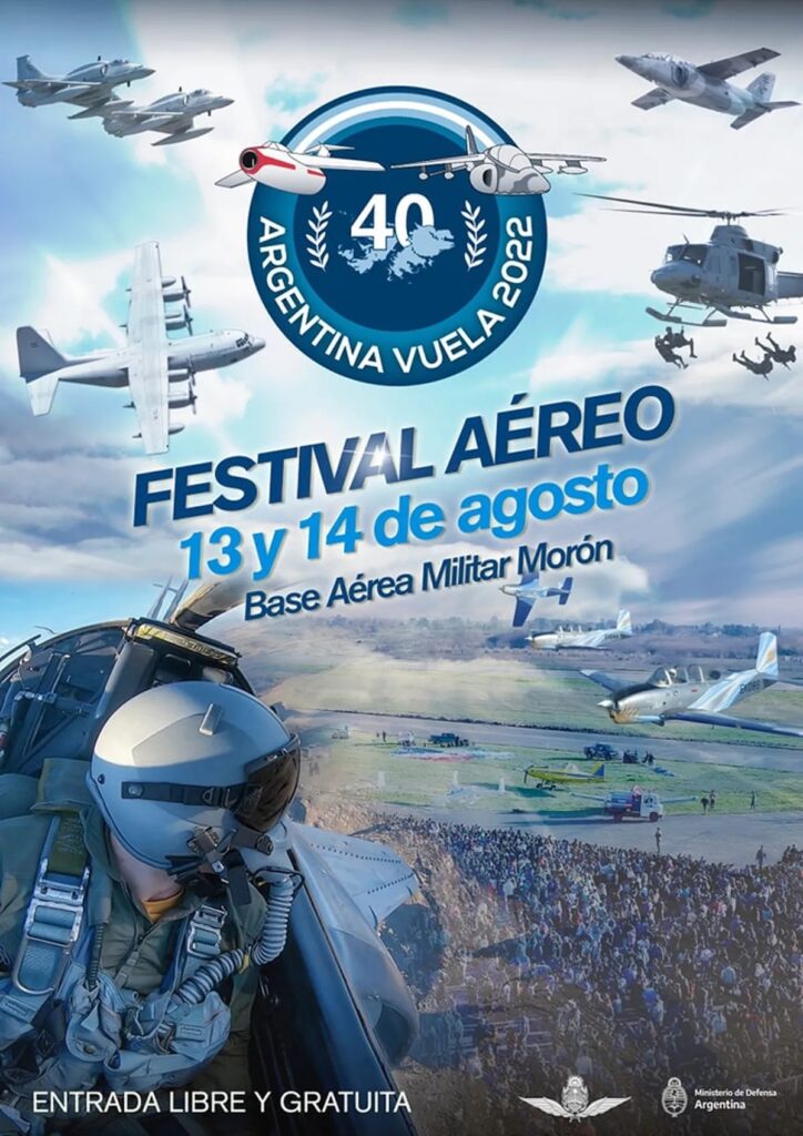 Se llevará a cabo en la Base Aérea de Morón un festival de aviación con entrada libre y gratuita