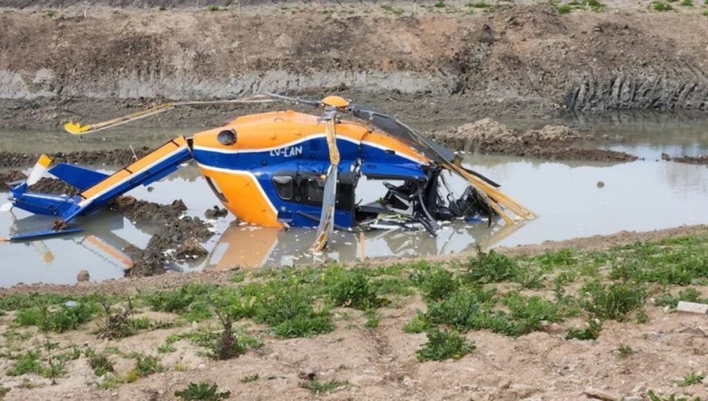Helicóptero Cayó Tierra Don Torcuato Tigre