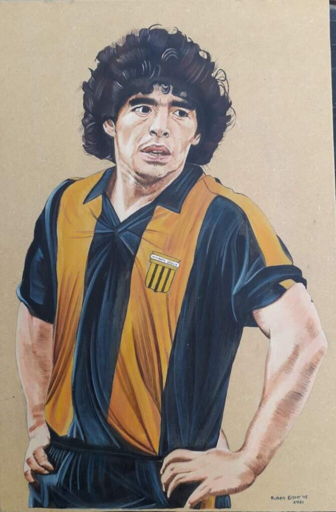 Ruben Cisneros Isidro Casanova La Matanza Artista Diego Maradona