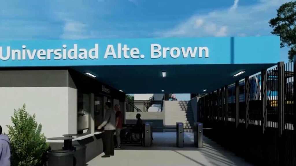 Almirante Brown Obras Nueva Estación Trenes Universidad Ferrocarril Roca