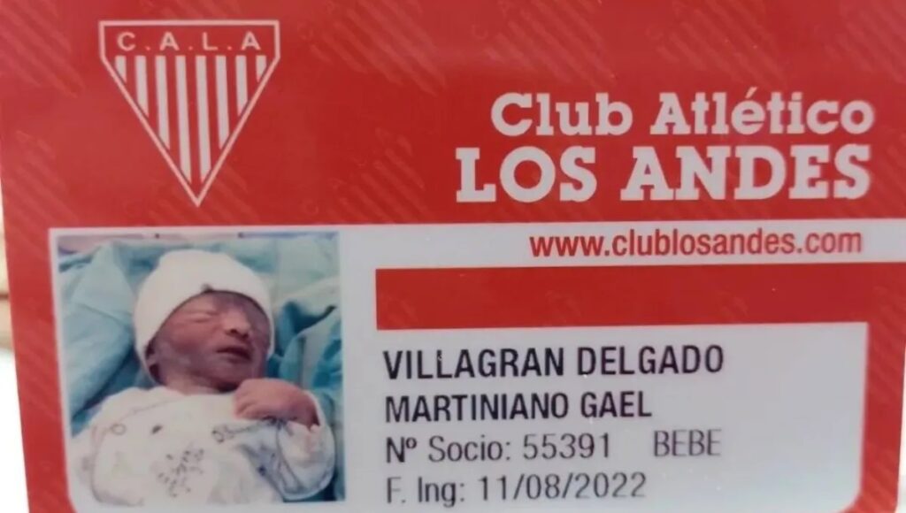 Una historia inédita en el club Los Andes: una familia perdió a su bebé pero igualmente decidieron hacerlo socio