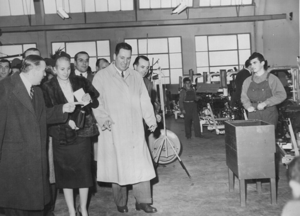 Vicente López Fotos Archivo Histórico Perón Inauguración Escuela Fábrica Eva Perón en Florida