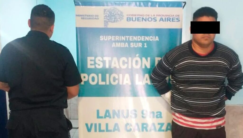Villa Caraza Lanús Policía Ciudad Detenido Crimen Vecino Jubilado Teja