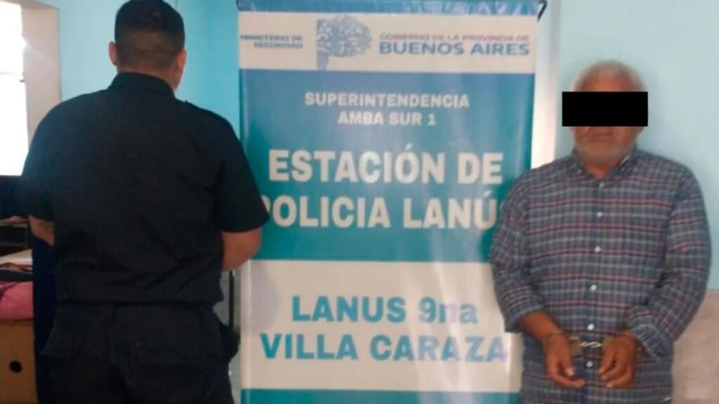 Villa Caraza Lanús Policía Ciudad Detenido Crimen Vecino Jubilado Teja