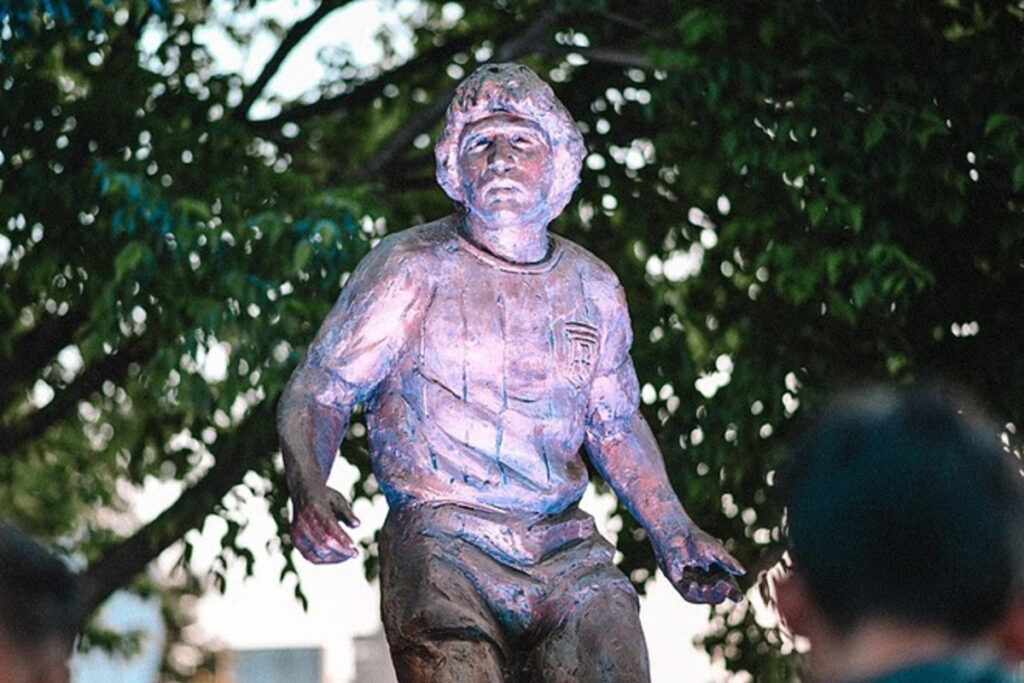Escobar Estatua Homenaje Diego Maradona