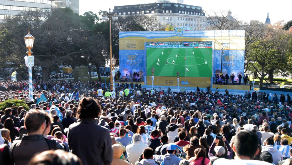 Mundial de Qatar 2022: dónde está el Fan Fest de CABA para ver los 64 partidos en pantalla gigante