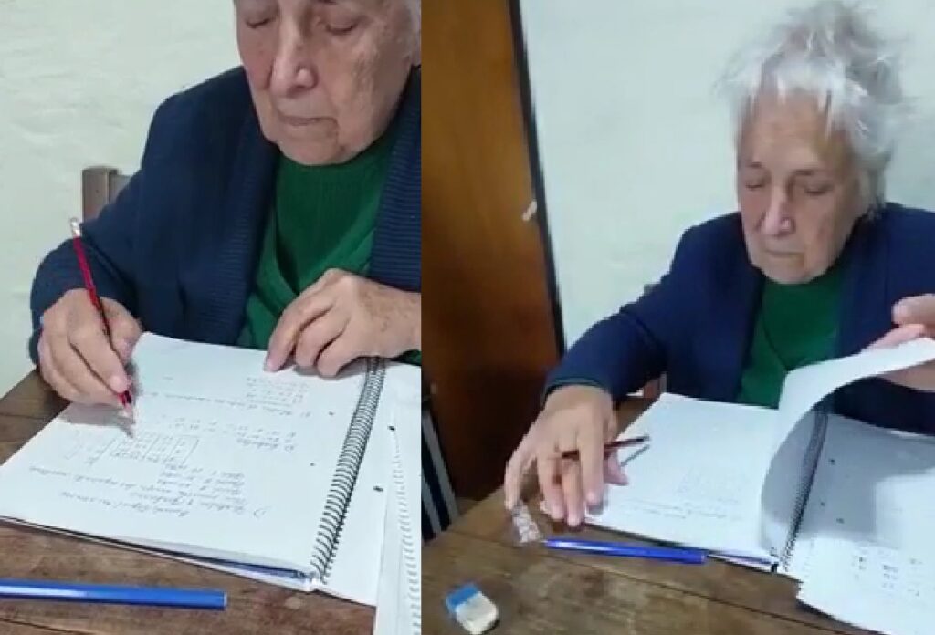 La historia de la abuela de Don Torcuato que retomó el secundario a los 82 años y se recibió como abanderada: "El estudio la salvó"
