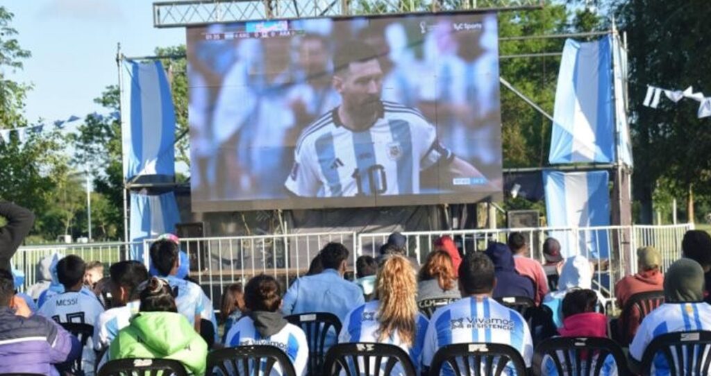 Tres de Febrero tendrá pantalla gigante para ver la final del Mundial entre Argentina y Francia