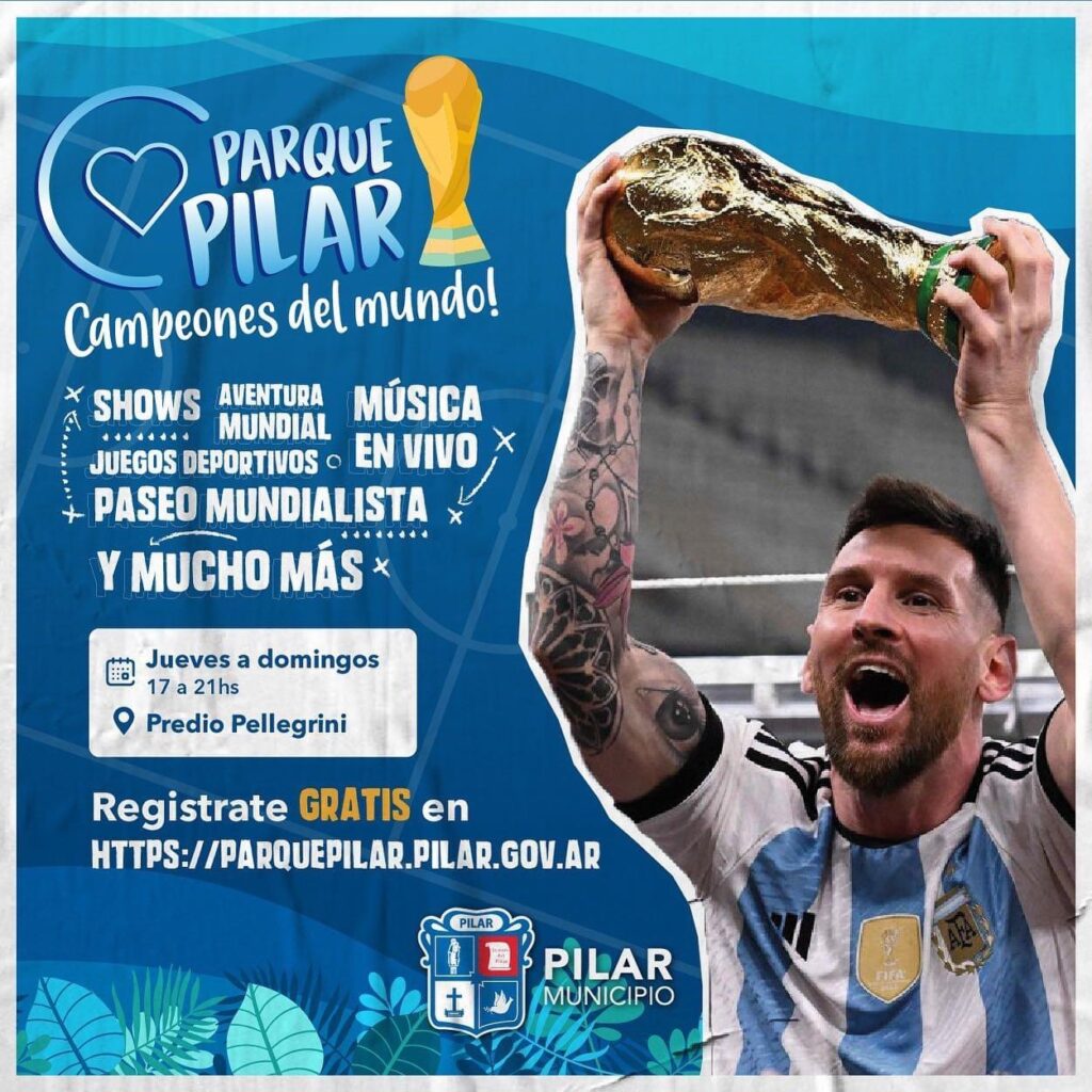 Pilar abre un parque temático de la Selección Argentina: tendrá entrada libre y gratuita