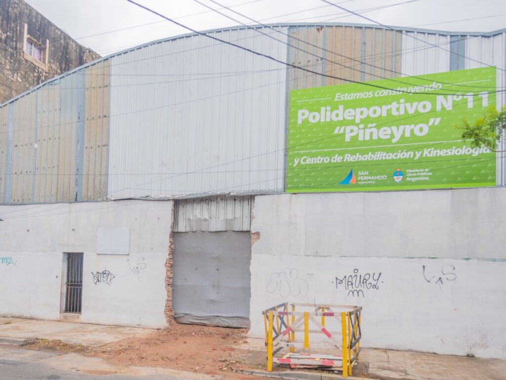 Cómo será el moderno polideportivo que San Fernando construye en las instalaciones donde funcionaba un histórico club de Virreyes