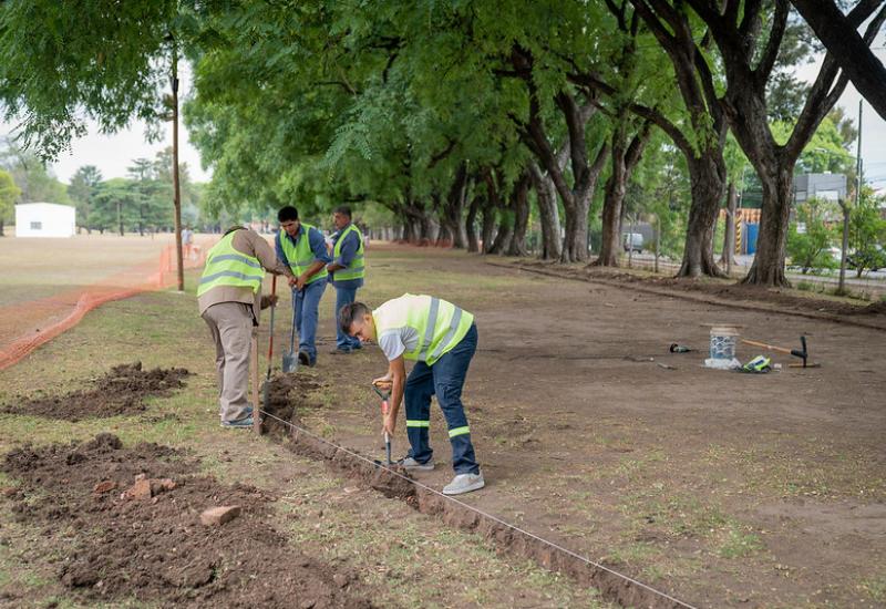 Comenzaron las obras en el parque pblico Villa Adelina