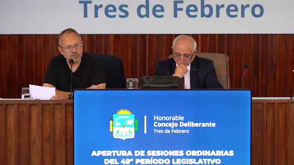 Un túnel, puentes y la renovación de Rivadavia: los proyectos clave que anunció Diego Valenzuela al abrir las sesiones en Tres de Febrero