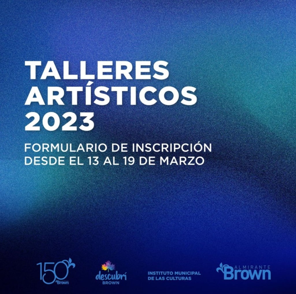 Almirante Brown abrió la inscripción para más de 100 talleres artísticos gratuitos: cómo anotarse