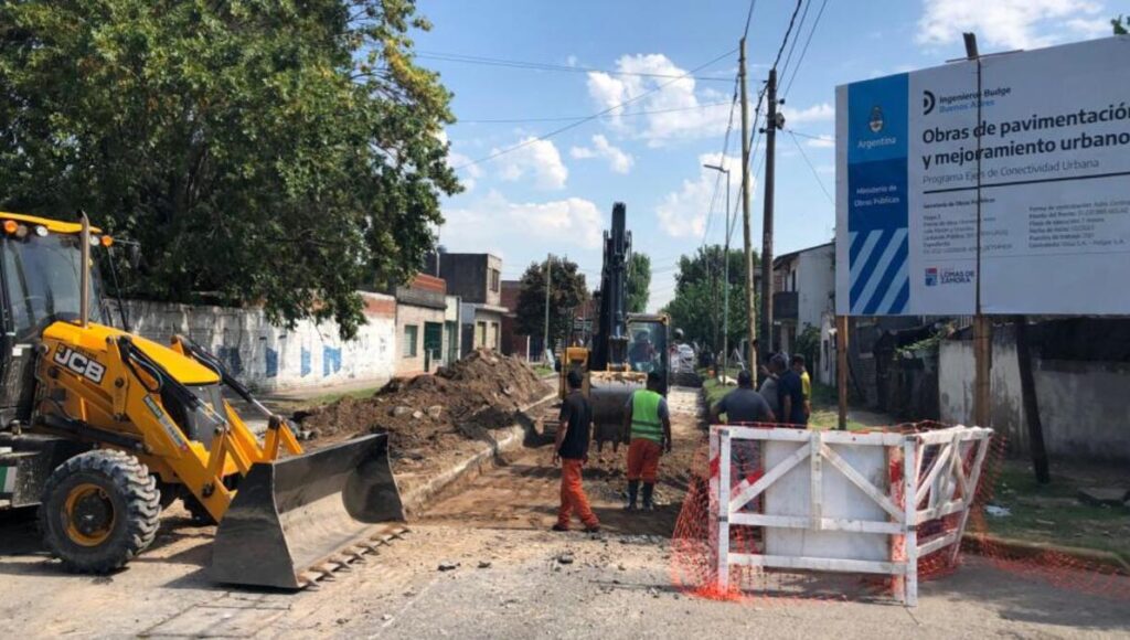 Lomas de Zamora: cómo son las obras para renovar una calle clave que conecta tres localidades